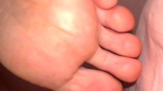 Please also load your penis between her feet. She doesn't mind.