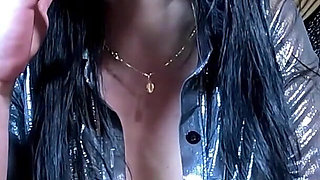 Smoking MILF with Big Tits, Ripped Pantyhose and Pee All Over My Downjacket