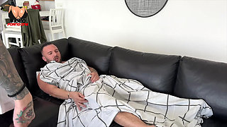 The Nurse Comes to Eat His Cock to Get Fucked!