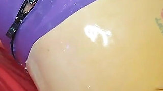 Goon for My Latex, Sexy Latex Catsuit, Boots, Sweat
