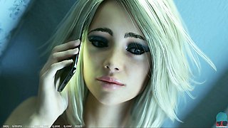 Fun with the big-boobed mommy in a visual novel butt adventure