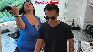 Stepmom in Kitchen - Video for Fans