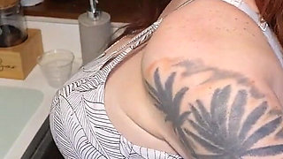 Pregnant Stepmom Encourages Stepson to Fuck Her Ass