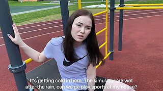 Teen Sluts Post-Sport Instructions: Blowjob and Hardcore Pounding
