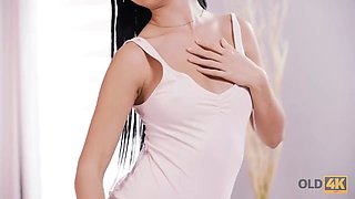 Old4k. lovely princess luvs sensuous sex with her senior
