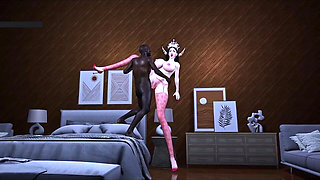 Virtual Reality Goddess: 3D Curves Awaken - 3D Animation Hentai