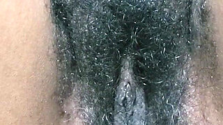 A Woman with Hairy Pussy in Her Secretary Outfit