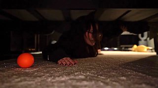 Stuck Under Bed after Workout, what did you put inside me?!