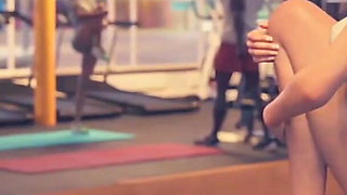 Fitness Coach Fucks My Girlfriend in the Men’s Bathroom