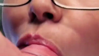 Pig Tails Cum Slut Teen Holly Dee Blows Four Hung Studs in Hot Bukkake Session