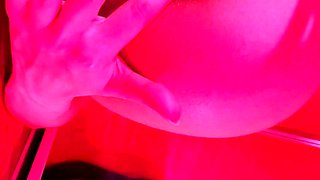 First time amateur brunette solo with dildo