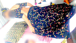 aproching Bhabhi showing pussy for seduce and slap to dever beautiful (GHAGHRA-CHOLI) indian Gujarati sister first time