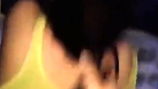 Nerdy Girl Sucks and Fucks in a Car