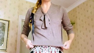 Amateur MILF blonde public toilet sex