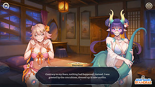 Harem Fantasy - Bikini Tales Dlc Gameplay Part 1: Xulang’s Cowgirl Sex H-scene