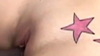 Rain of Sperm on Big Natural Breasts