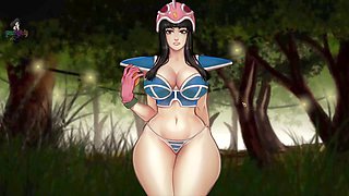 Chichi hentai, big boobs, saiyan