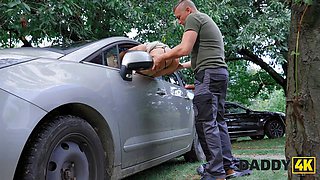 DADDY4K. She Enjoys Cheating so much that She Squirt Steve Q