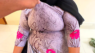 Unexpected Dirty Sex with Arabian Beauty Big Ass & Huge Boobs Maid While She Cleans - Cum Unlimited
