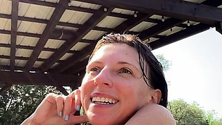 Chubby Brunette Big Boobs Dildo Masturbation