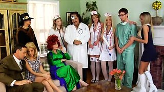 Party teen blowjob cumshot