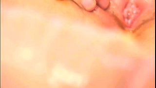 Blonde tight pussy babe solo toy fun in glamour masturbation