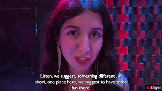 After the Club, Two Sluts Find a Guy for Sex, but They Are Caught...