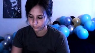 Brunette Solo Webcam Masturbation