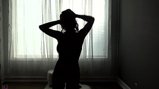 Teen Girl Solo Masturbation and Striptease 24