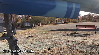 Pounding Vilu Vidish in the Public Toilet