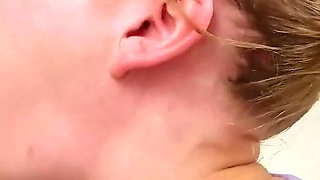 Cute Blonde Amateur Has Her Social Anxiety Cured with Deepthroat Therapy!
