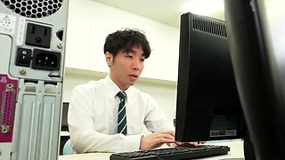 Japanese teen blowjob and hard fuck uncensored