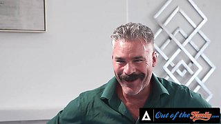 OUT OF THE FAMILY Busty Babe Taylor Wild Oils Up And Fucks Her Shocked In Law