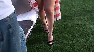 Sarah Arabic PAWG MILF Outdoor Footjob Extreme Deepthroat