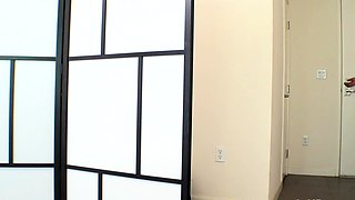 Big Boobed Blonde Masturbates With A Dildo In The Bathroom