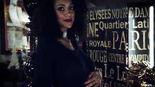 Pregnant Black Bitch Shakes on Her White Boyfriend's Cock