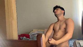 LustForBoys Fit British Henry Lynes Jerks His Uncut Cock And Makes Gooey Mess