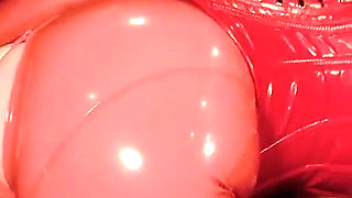 Femdom Lesbian Pussy Masturbation in Latex Free Porn Video