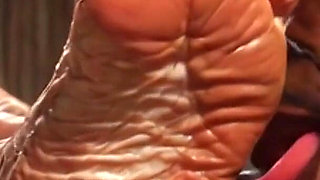 Very Old Granny Feet Oiled & Licked - Intense Sole Worship