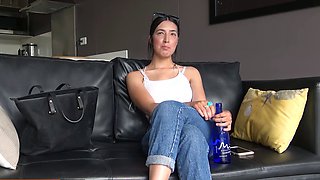 Shy latina teen fucked on casting couch