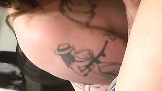 Good head from thick busty wife