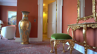 Intime business meeting in luxury hotel