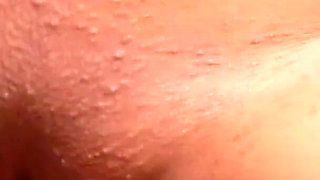 Black with huge cock fucks his latina wife after giving her a present