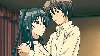 Well-endowed dude has a threesome with two busty babes sporting big booties