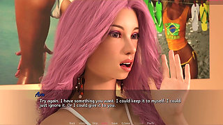 Fetish Locator - Busty Pink Haired Lesbian Is in My Bed Waiting for White Cock