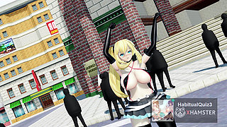 mmd r18 Gokuraku  fuck hard dildo want to fuck cosplay gangbang anal big tits resident evil genshin 3d hentai