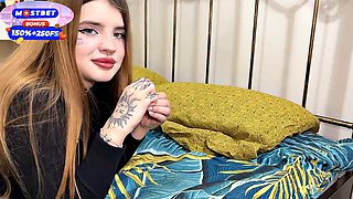 Stepsister with Big Tits Teaches Him Condom Play Then Rough Creampie Pounding