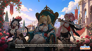 Isekai: Waifu Overlord Gameplay Part 5 - Passionate Kiss H-Scene
