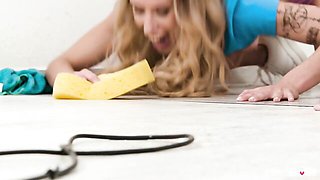 Ada Lapiedra and Mellany Lapiedra's skinny action by Let'sDoeIt