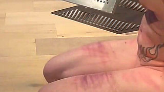 Handing Out Face Slaps to a Slave Who Cant See Them Coming